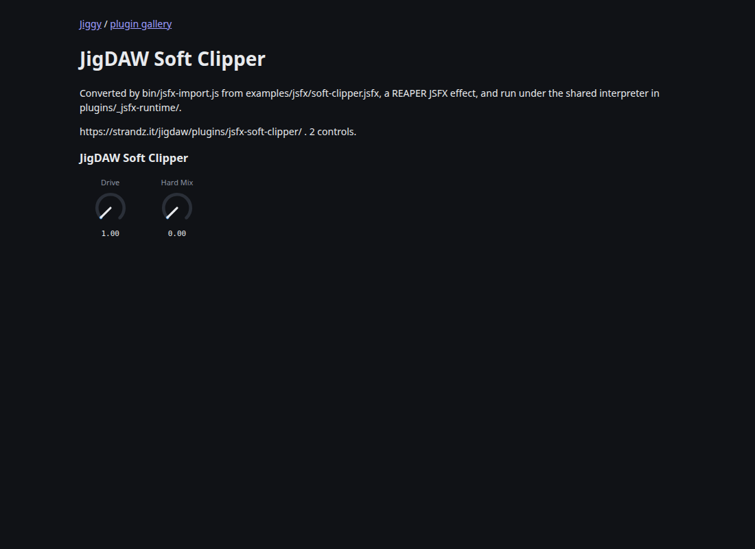 JigDAW Soft Clipper